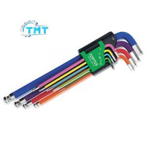 Bộ chìa lục giác dài đầu bi 9 món TOPTUL GAAL0918 ( nhiều màu sắc)