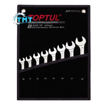 Bộ Cờ lê miệng vòng 8 món Toptul GPAW0801 Bộ Cờ lê miệng vòng 8 món Toptul GPAW0801