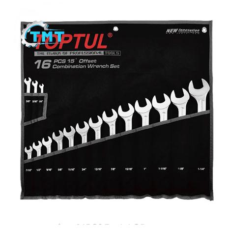 Bộ cờ lê vòng miệng hệ inch TOPTUL GPBW1601 Bộ cờ lê vòng miệng hệ inch TOPTUL GPBW1601