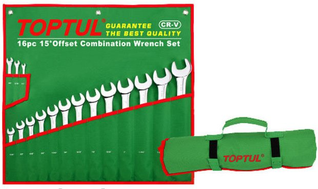 Bộ cờ lê vòng miệng TOPTUL GBAA1604 Bộ cờ lê vòng miệng TOPTUL GBAA1604
