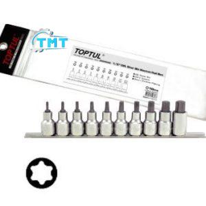 Bộ đầu vít sao 10 món Toptul GAAG1006