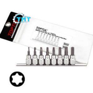Bộ đầu vít sao 8 món Toptul GAAG0804