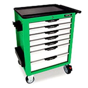 Bộ tủ dụng cụ 7ngăn xanh 157 chi tiết Toptul GCAJ0058