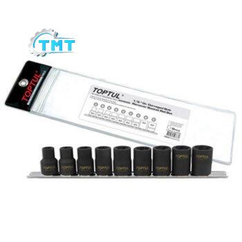 Bộ tuýp lấy ốc gãy 9 món Toptul GAAG0903 Bộ tuýp lấy ốc gãy 9 món Toptul GAAG0903