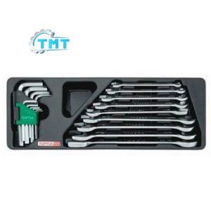 Bộ Cờ lê 2 đầu mở 6-24mm và lục giác Toptul GAAT1802