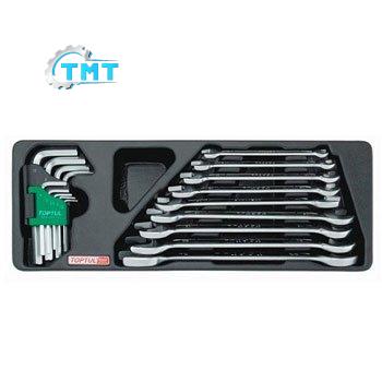 Bộ Cờ lê 2 đầu mở 6-24mm và lục giác Toptul GAAT1802 Bộ Cờ lê 2 đầu mở 6-24mm và lục giác Toptul GAAT1802