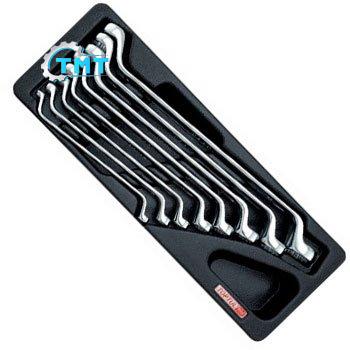 Bộ Cờ lê 2 đầu vòng 75độ - 8 món Toptul GAAT0802 Bộ Cờ lê 2 đầu vòng 75độ - 8 món Toptul GAAT0802