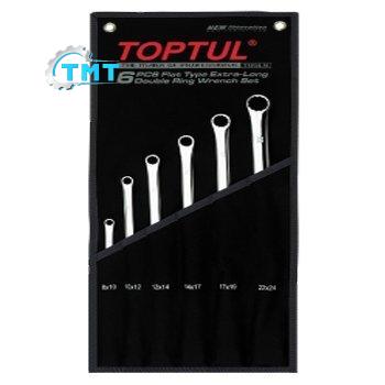 Bộ cờ lê 2 đầu vòng dài mỏng 6 chi tiết Toptul GAAA0610 Bộ cờ lê 2 đầu vòng dài mỏng 6 chi tiết Toptul GAAA0610