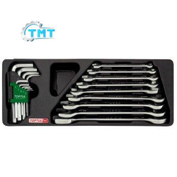 Bộ Cờ lê mở vòng sao 12 món Toptul GAAT1204 Bộ Cờ lê mở vòng sao 12 món Toptul GAAT1204