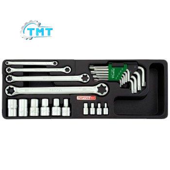 Bộ Cờ lê, túyp, lục giác sao 23 món Toptul GAAT2302 Bộ Cờ lê, túyp, lục giác sao 23 món Toptul GAAT2302