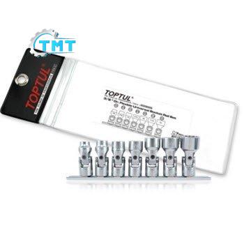 Bộ đầu nối lắt léo 7 chi tiết Toptul GBAG0701 Bộ đầu nối lắt léo 7 chi tiết Toptul GBAG0701