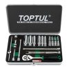 Bộ tuýp bông loại bóng 1/4" 18 món Toptul GCAD1813 2 Bộ tuýp bông loại bóng 1/4