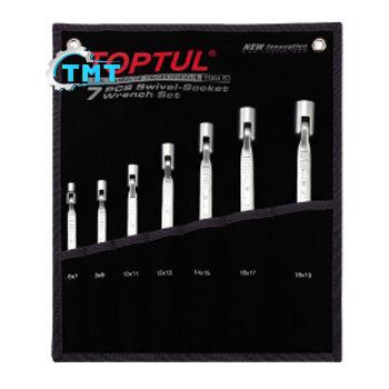 Bô tuýp điếu 7 chi tiết Toptul GPAQ0701 Bô tuýp điếu 7 chi tiết Toptul GPAQ0701