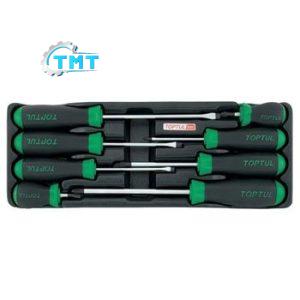 Bộ tua vít dẹt, bake 8 món Toptul GAAT0805