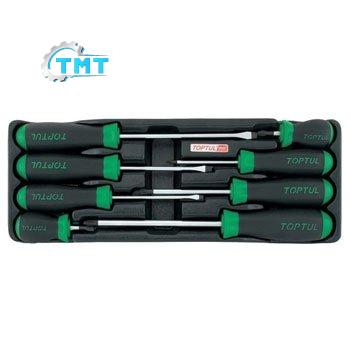 Bộ tua vít dẹt, bake 8 món Toptul GAAT0805 Bộ tua vít dẹt, bake 8 món Toptul GAAT0805