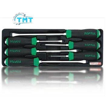 Bộ tua vít đóng dẹt, bake 6 món Toptul GAAT0601 Bộ tua vít đóng dẹt, bake 6 món Toptul GAAT0601