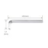 Lục giác chữ L (dài) 7mm TOPTUL AGAL0715 1 Lục giác chữ L (dài) 7mm TOPTUL AGAL0715