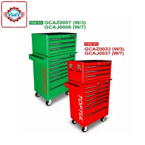 Tủ đựng dụng cụ 3 ngăn xanh 104 chi tiết Toptul GCAZ0007