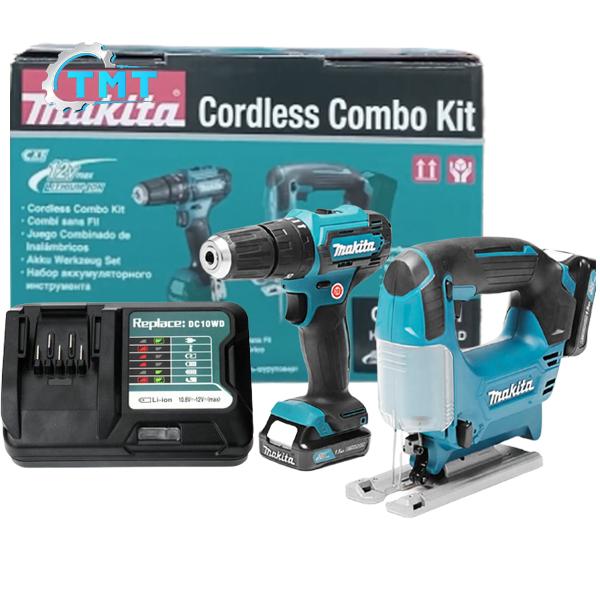 Bộ Máy Khoan Và Cưa Lọng dùng Pin 12V Max Makita CLX230X1 (HP333D+JV101D) Bộ Máy Khoan Và Cưa Lọng dùng Pin 12V Max Makita CLX230X1 (HP333D+JV101D)