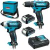 Bộ máy khoan vặn vít dùng pin Makita CLX224S (12V) 2 Bộ máy khoan vặn vít dùng pin Makita CLX224S (12V)