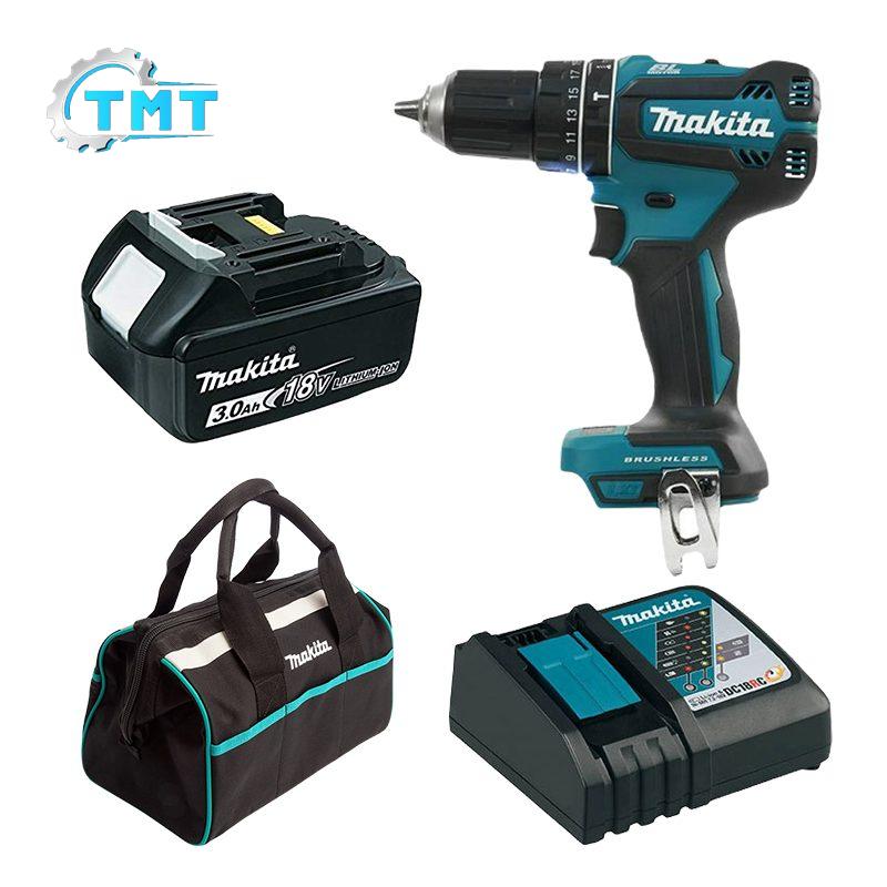 Combo Makita – Thân Máy Khoan + Pin + Đế Sạc + Túi Dụng Cụ Combo Makita – Thân Máy Khoan + Pin + Đế Sạc + Túi Dụng Cụ