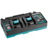 Đế sạc pin Li-ion nhanh hai cổng Makita DC40RB (191N09-8) 2 Đế sạc pin Li-ion nhanh hai cổng Makita DC40RB (191N09-8)