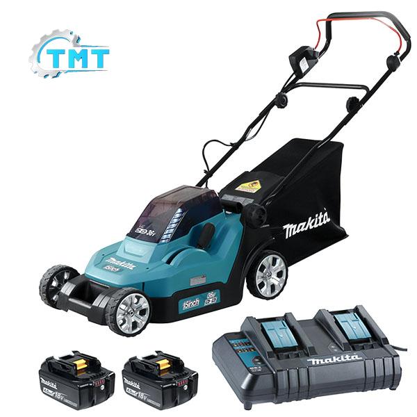 Máy Cắt Cỏ Đẩy Dùng Pin Makita DLM382CM2 (380MM)(18VX2) Máy Cắt Cỏ Đẩy Dùng Pin Makita DLM382CM2 (380MM)(18VX2)