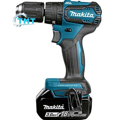 Máy khoan búa vặn vít dùng pin Makita DHP483RFE 18V Máy khoan búa vặn vít dùng pin Makita DHP483RFE 18V