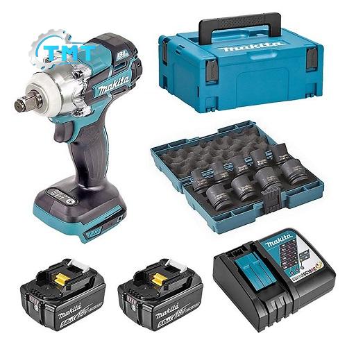 Máy siết bu lông dùng pin Makita DTW285RFJX (12.7MM/BL) (18V) Máy siết bu lông dùng pin Makita DTW285RFJX (12.7MM/BL) (18V)