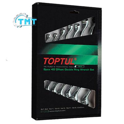 Bộ cờ lê 2 đầu vòng 8 món TOPTUL GAAE0815 Bộ cờ lê 2 đầu vòng 8 món TOPTUL GAAE0815