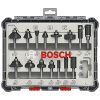 Bộ mũi phay gỗ đa năng 15 chi tiết Bosch 2607017473