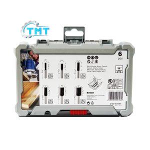 Bộ mũi phay thẳng 6 món Bosch 2607017467