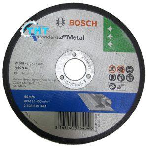 Đá cắt sắt Bosch 2608619343 (105x1.2x16mm)