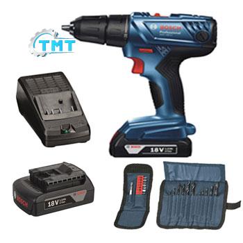 Máy khoan búa vặn vít dùng PIN Bosch GSB 180-LI Máy khoan búa vặn vít dùng PIN Bosch GSB 180-LI