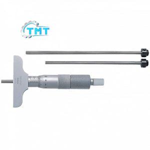 Panme cơ khí đo sâu (thay đổi đầu đo) Mitutoyo 129-110 (0-75mm/ 0.01mm)