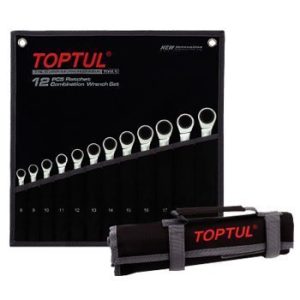 Bộ cờ lê vòng miệng tự động 12 chi tiết Toptul GPAQ1202