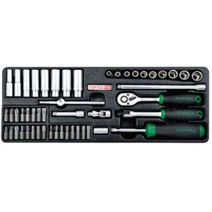 Bộ tuýp bông 1/4 inch 50 món TOPTUL GCAT5004