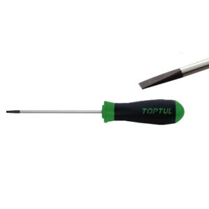 Tua vít dẹt dài chống trượt 0.8x4x400(L1)mm Toptul FACB0440