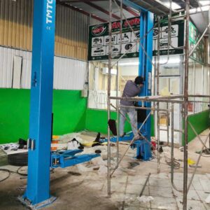 Cầu Nâng 2 Trụ 4.5 Tấn Giằng Trên TTB-45A | Tay nâng 3 khúc | TMTC 12 Cầu nâng 2 trụ 4.5 tấn giằng trên TTB-45A