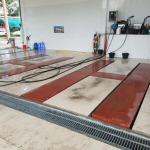 Mặt Bàn Cầu Nâng Rửa Xe Ô Tô 1 Trụ 7 Ban nang 1 tru am nen dang chu h