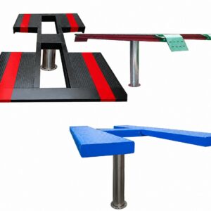 Mặt Bàn Cầu Nâng Rửa Xe Ô Tô 1 Trụ – Chữ H Lắp Nổi, Chữ H Âm Nền, Cánh Bướm (Chữ I)