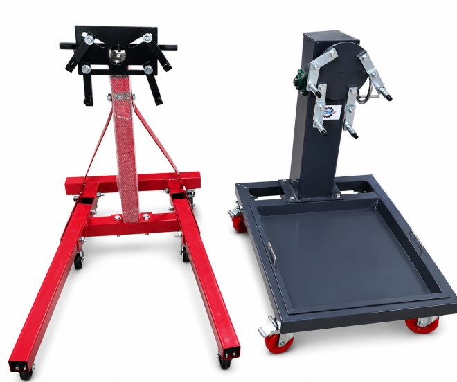 Giá xoay tháo ráp động cơ ô tô 2000lbs | TM TECH 21 Giá quay xoay tháo ráp động cơ xoay 360 độ