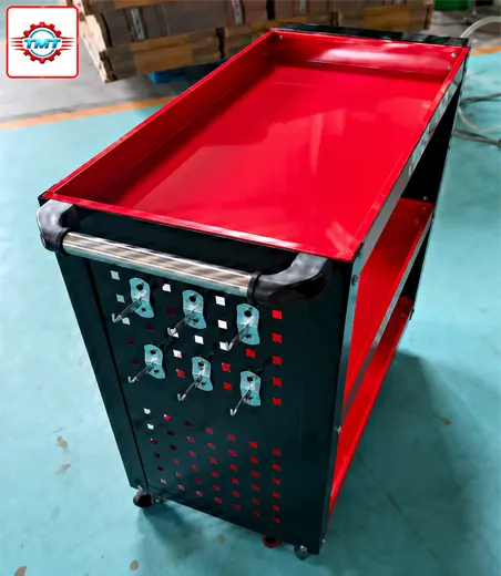Xe Đẩy Dụng Cụ 3 Tầng Có Giá Treo Dụng Cụ ZT-141|TMTC 5 xe day 3 tang tmtc