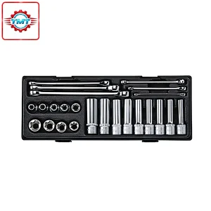 Bộ tuýp 6 cạnh 1/2 và cờ lê hình sao 24 chi tiết JTC K4241