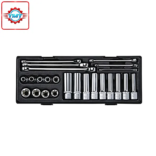 Bộ tuýp 6 cạnh 1/2 và cờ lê hình sao 24 chi tiết JTC K4241 3 Bộ tuýp 6 cạnh 1/2 và cờ lê hình sao 24 chi tiết JTC K4241