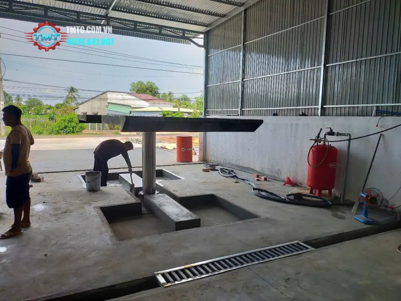 Tổng Hợp Các Loại Cầu Nâng 1 Trụ Rửa Xe Ô Tô Phổ Biến Nhất Hiện Nay 1 cac loai cau nang 1 tru 04