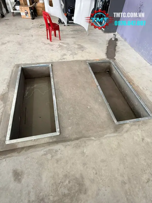 Hướng Dẫn Cách Làm Móng Cầu Nâng Cắt Kéo: Thông Số Kỹ Thuật & Quy Trình Chuẩn 3 Bước 1: Định vị tim trục và đào đất hố móng