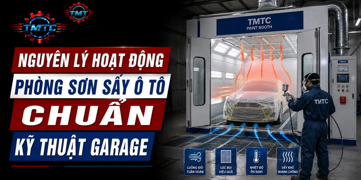 Nguyên Lý Hoạt Động Của Phòng Sơn Sấy Ô Tô Chuẩn Kỹ Thuật Garage