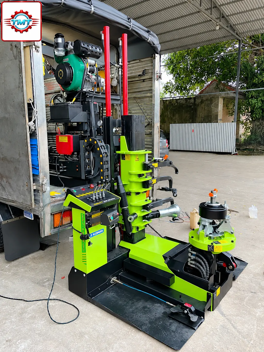 Máy Ra Vào Lốp Xe Tải Lưu Động K1300A|TMTC 10 Máy ra vào lốp xe tải lưu động K1300A