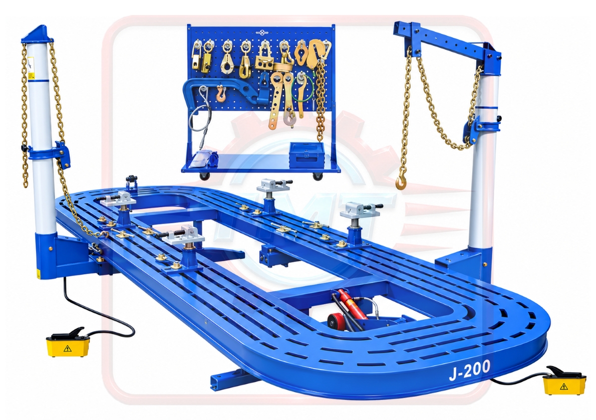 Bộ Kéo Nắn Khung Xe Tai Nạn J-200|TMTC 8 Bộ Kéo Nắn Khung Xe Tai Nạn J-200